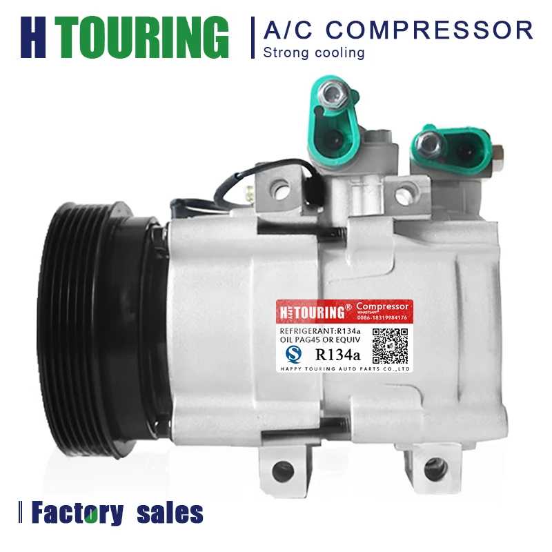 

Auto AC Air Conditioner Compressor For Car Hyundai Grand Starex H1 H-1 977014H200 97701-4H200 5PK 124MM