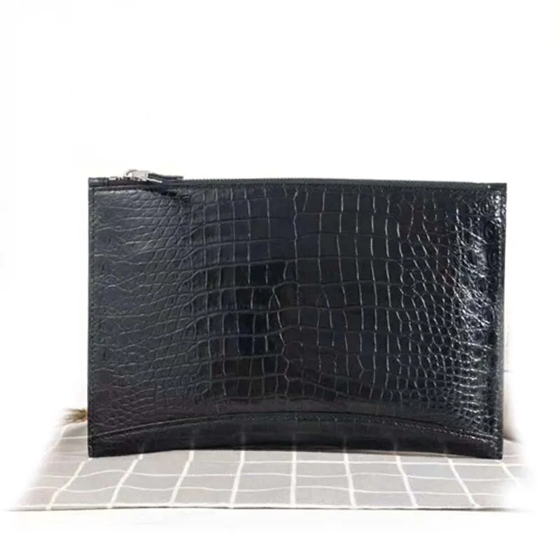 

xinepiju new arrival men clutch bag men bag crocodile leather men crocodile bag men wallet