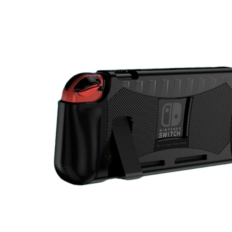 For Nintendo Switch Case, TPU High Toughness Strong Wear Resistance 360  All-wrapped Protection 3D Design Cover