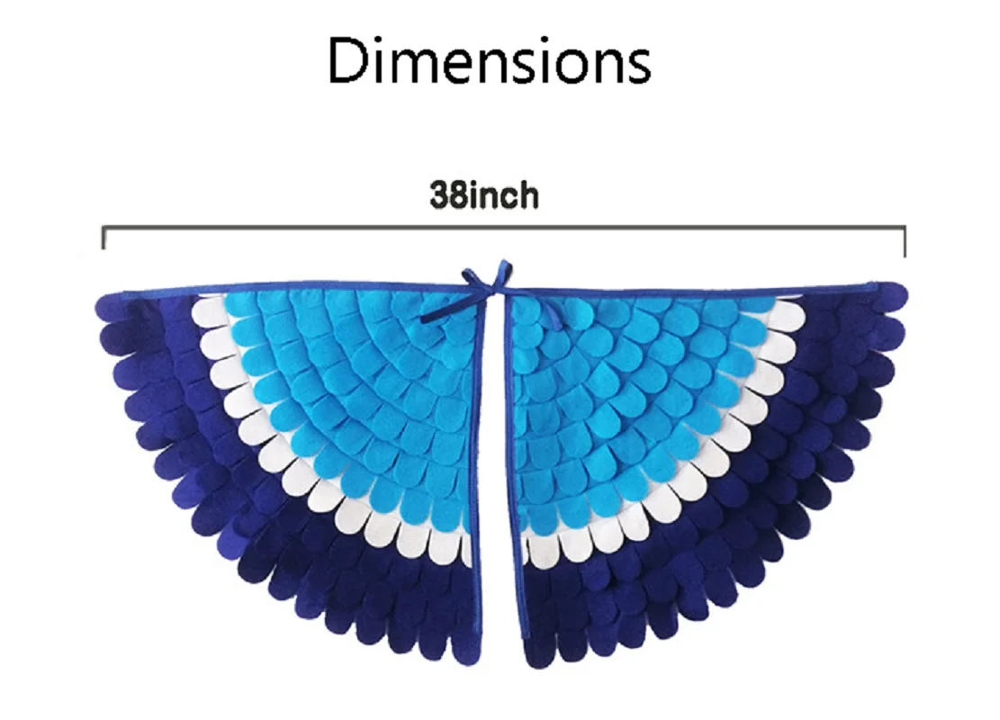 Factory Wholesale 100CM Felt Wings Halloween Carnival Dress Up Wings Creative Dress Up Children's Decorative Wings
