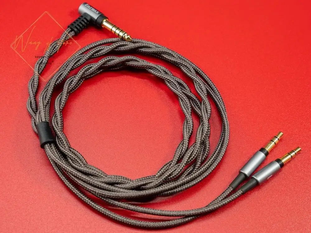 Hifi Occ Upgrade Balanced Audio Cable Cord Wire For Mcintosh Labs Mhp1000 Headphone  2x3.5mm To 2.5mm 4.4mm Plug