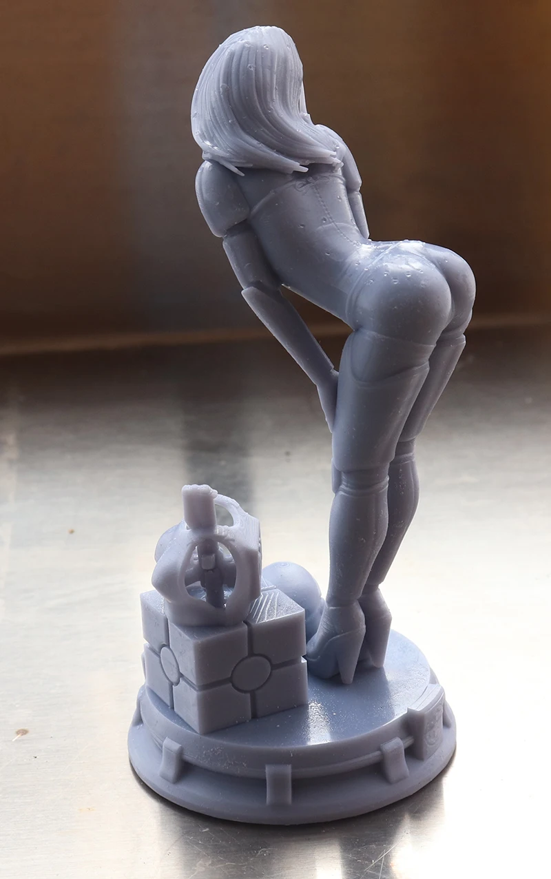 1/24 75mm 1/18 100mm Resin Model  Female Space Soldier Figurine Sculpture Unpainted No Color RW-268