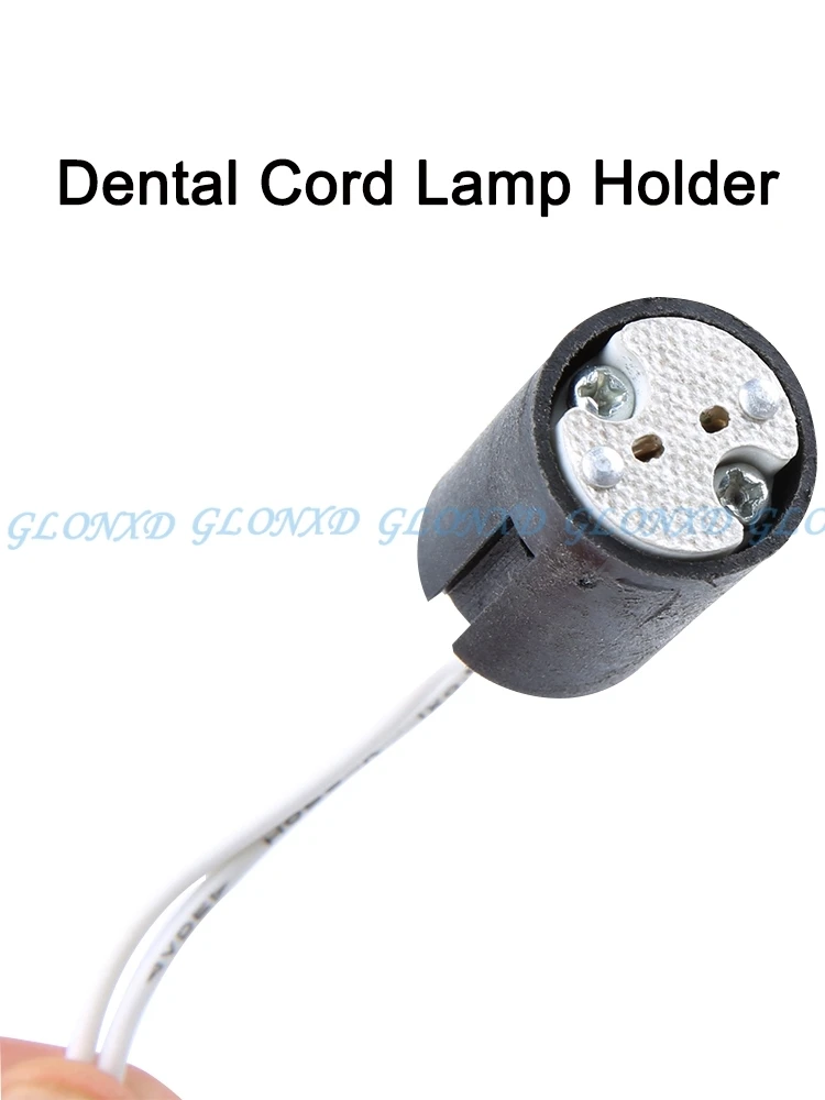 3pcs Dental Lamp Oral Bulb Dental supply 12V 20W Light Socket Base Holder for Dental Chair Unit Lamp tool