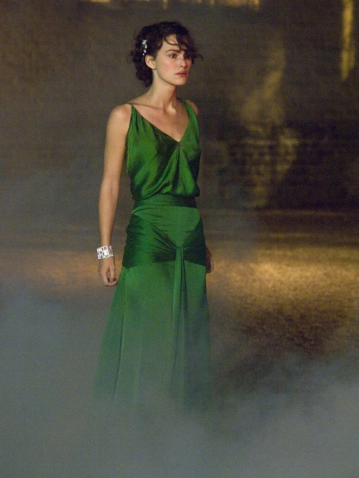 green atonement dress replica Atonement dress, Keira Knightley, Green Dress UK – Velvet Birdcage main image 0