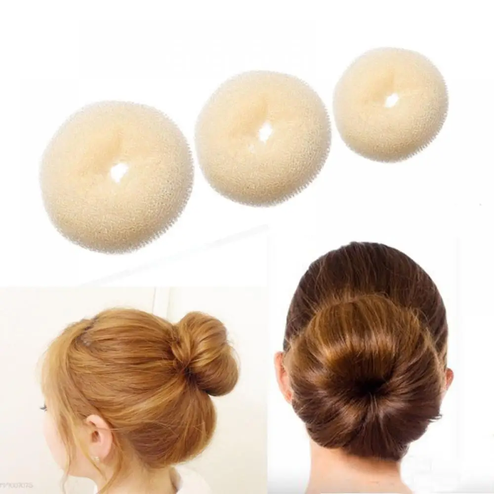 Fashion Hair Bun Maker Donut Magic Foam Sponge Easy Big Ring Hair Styling Tools Hairstyle Hair Accessories For Girls Women Lady