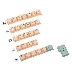 Cherry Profile Hami Melon PBT German Spain UK Italy French ISO GK61 Keycaps For Mechanical Keyboard GMMK ID80 DIY