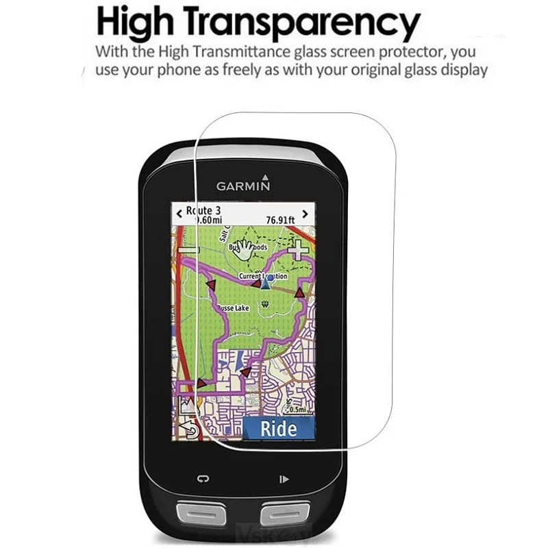 100 قطعة حامي الشاشة ل Garmin Edge 1040 840 540 830 530 820 520 130 1030 GPS دراجة الزجاج المقسى طبقة رقيقة واقية