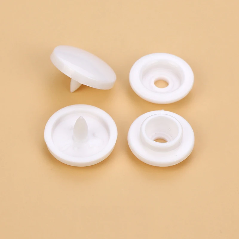 Wholesale 20/50/100 sets 10-14mm KAM Black/White Plastic Snap Button For Baby Clothes Press Stud Fasteners Clothing Accessories