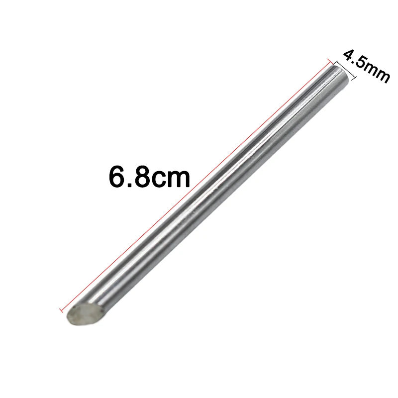 40W Lehim Ütüler Elektrikli Havya İpuçları Kafa Değiştirilebilir 4.5mm Shank 69x4.5mm