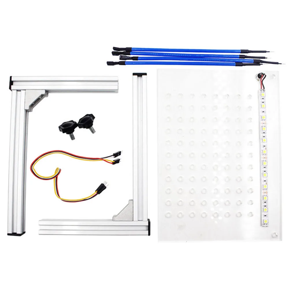 LED BDM FRAME Full Set with 4 Probe Pens For ECU Chip Tuning Tool BDM Adapters For K-TAG KESS Fgtech BDM FRAME Stalinless Steel