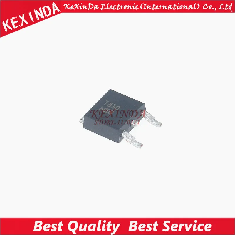 10pcs/lot T810-600B-TR DPAK T810-600B TO-252 T810 600B TRIAC SENS GATE 600V 8A D-PAK new and original