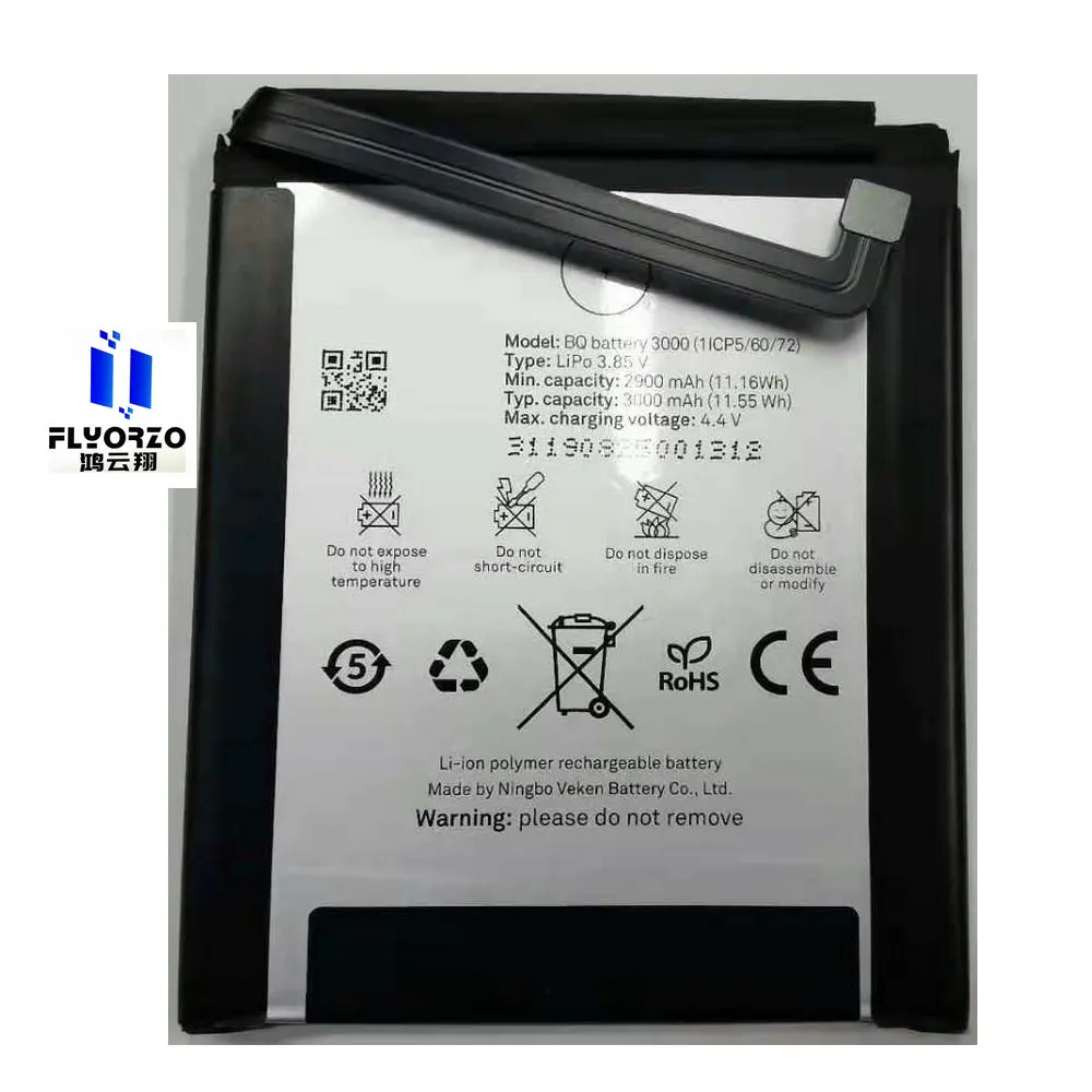 New High Quality Battery For BQ battery 3000 Mobile Phone