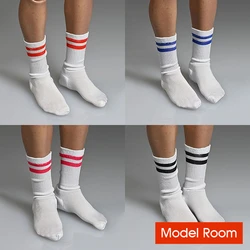 1/6 Scale White Sports Socks Model Soldier Clothes Accessories Fit 12'' Male Female Action Figure Body