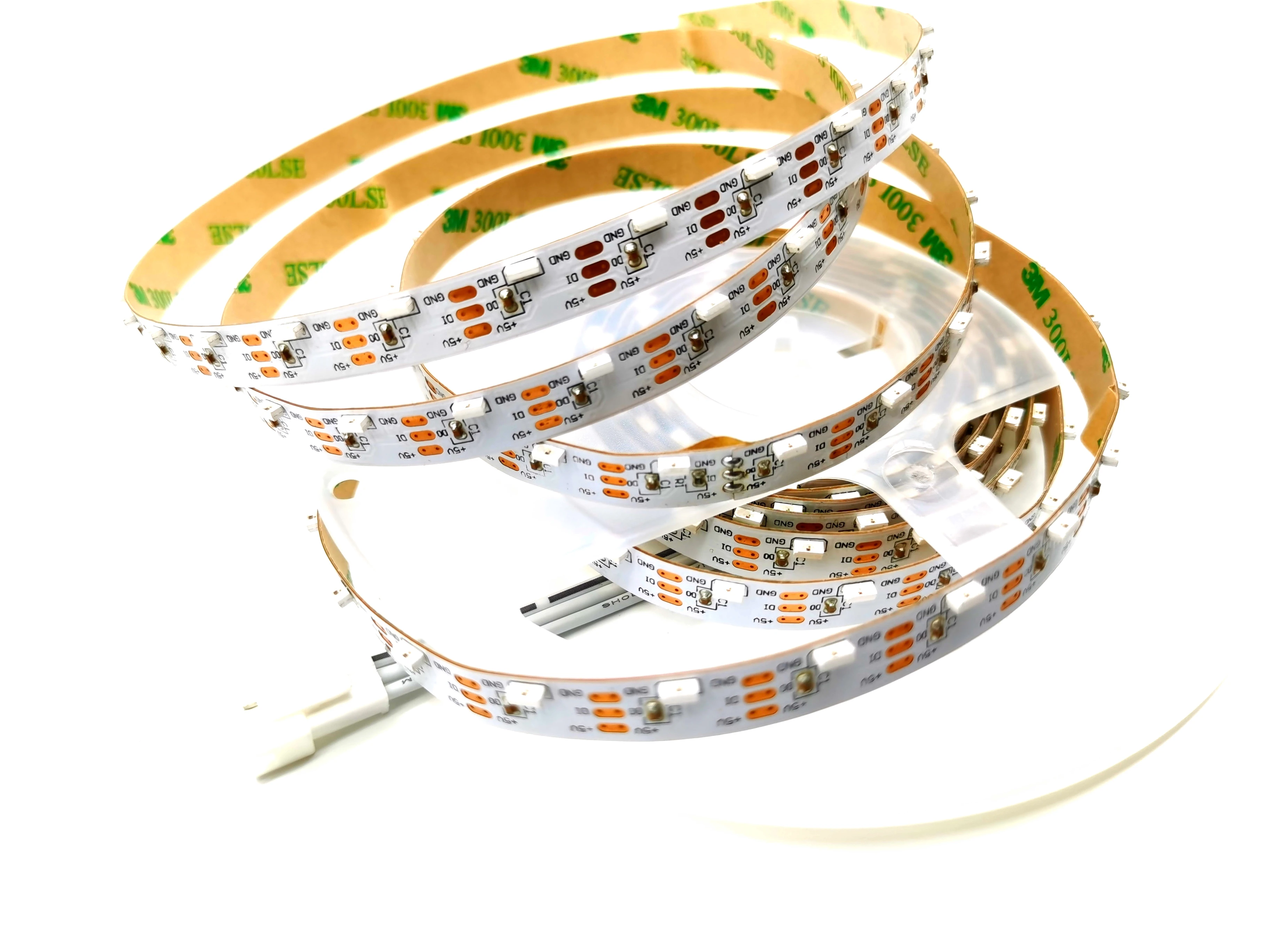 SK6812 4020 LED Side Emitting LED Strip DC5V 60 72 120 144leds/m WS2812B IC Addressable Thin Light Tape 1m/2m/5m Non-waterproof