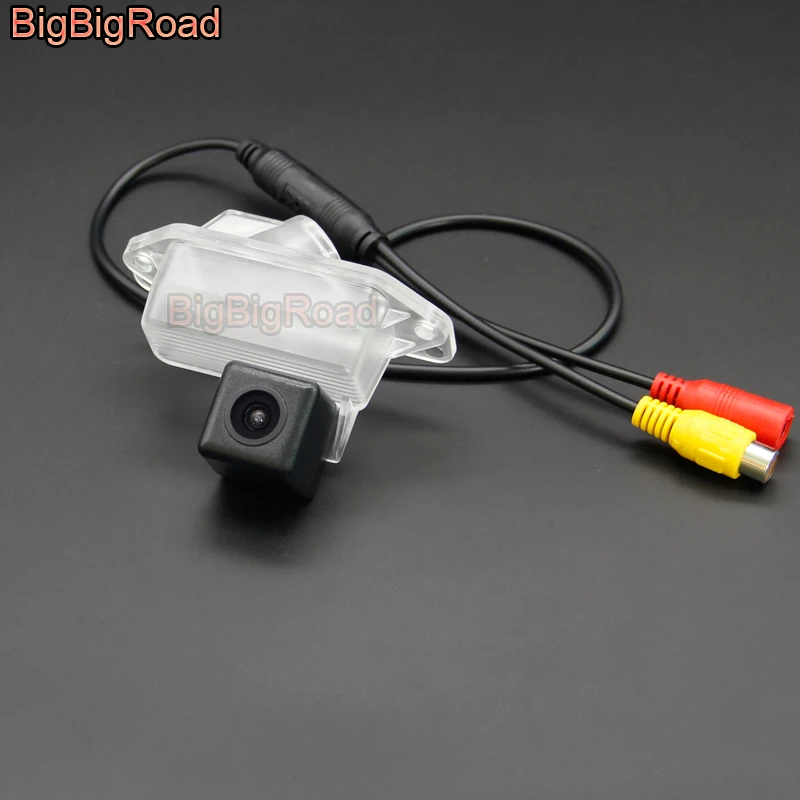 BigBigRoad Vehicle Wireless Rear View Reversing Camera HD Color Image For Mitsubishi EVO IO 8 9 10 Eclipse Lancer EX 2008-2015