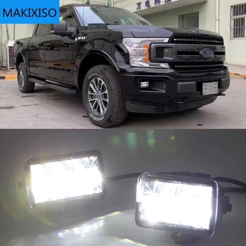 

1Set DRL LED Daytime Running Lights LED Fog Lights High Low Beam Light Fog Lamp For Ford F150 2015 2016 2017 2018 2019