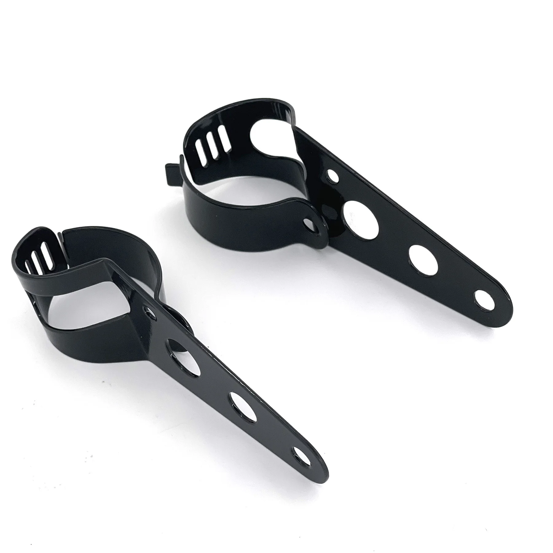 

Universal Motorcycle LED Headlight Headlamp Mount Bracket For Harley Kawasaki Suzuki Bobber Racer