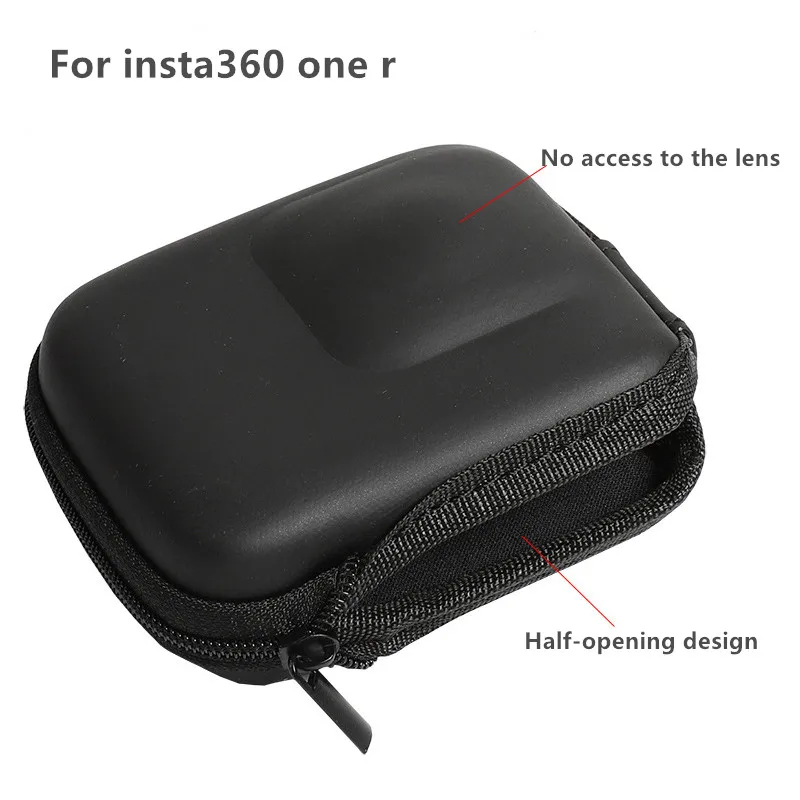 Estuche de transporte Mini bolsa de almacenamiento, carcasa protectora impermeable para Insta360 ONE R / 4K edición panorámica, accesorios de cámara deportiva