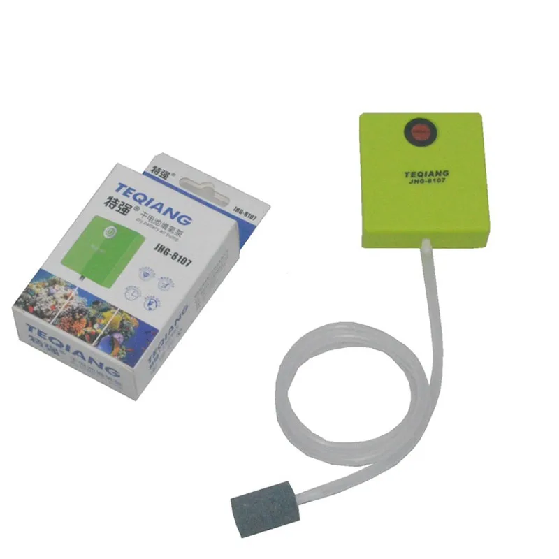 1PCS oxygenator fishing battery oxygen for aquarium air pump with air bubble stone for fish tank fishing bubbler Mini 7*6.4*2cm