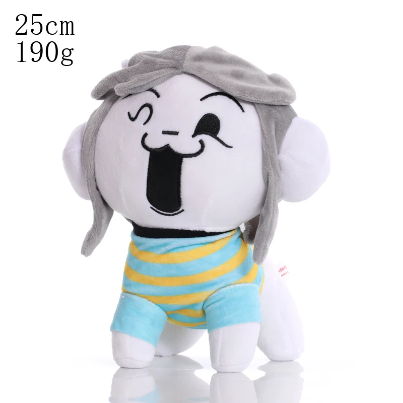 1pcs 25cm New Undertale Temmie Plush Toys Doll Undertale Temmie Dog Plush Soft Stuffed Toys for Children Christmas Gifts