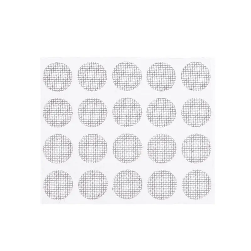 20PCS ฝุ่นเครือข่ายเปลือกหูฟังกรณีตาข่าย Anti-ฝุ่น