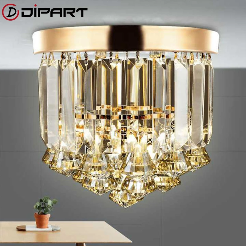 Modern Crystal LED Ceiling lights For Living room candeeiro de teto para quarto Crystal Ceiling Lamp Home Decoration