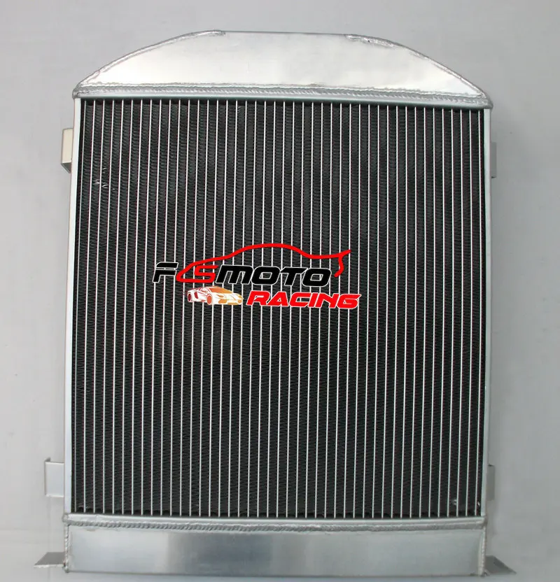 3 Row All Aluminum Radiator For 1932 Ford Hi-Boy Chevy Engine Hotrod 32