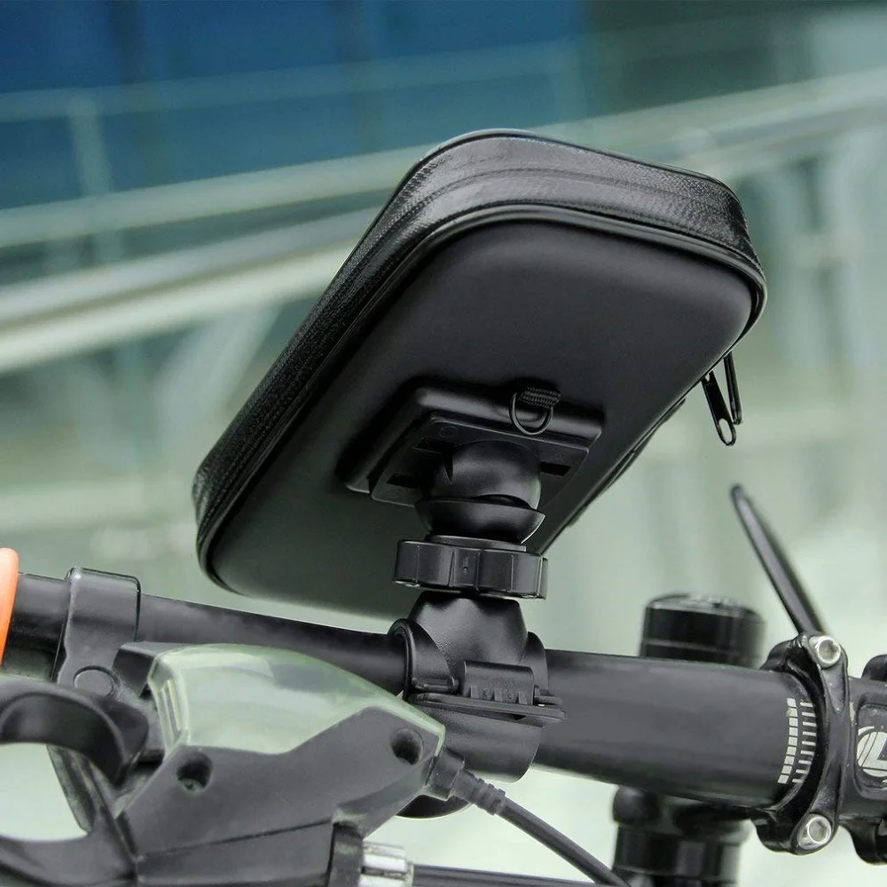 Waterproof Bicycle Phone Holder Case Bike Motorcycle Handlebar Cellphone Mount Bag GPS Mobile Phone Stand Bracket Cover