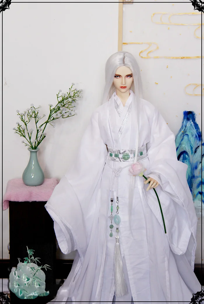 Roupas bjd escala 1/3, fantasia antiga, vestido de fada hanfu para bjd/sd sd13 sd17 ssdf id72, acessórios de boneca tio forte c0222