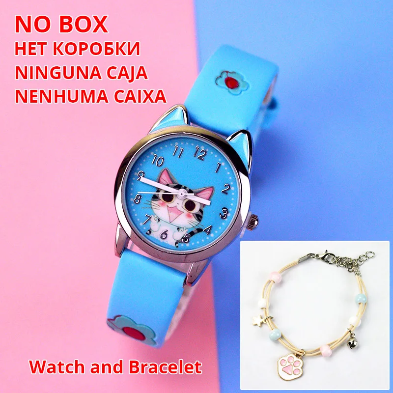 Relojes con patrón de gato de queso para niños, pulsera de cuarzo, relojes analógicos para niños, niñas, niños, Damas, regalo, nuevo