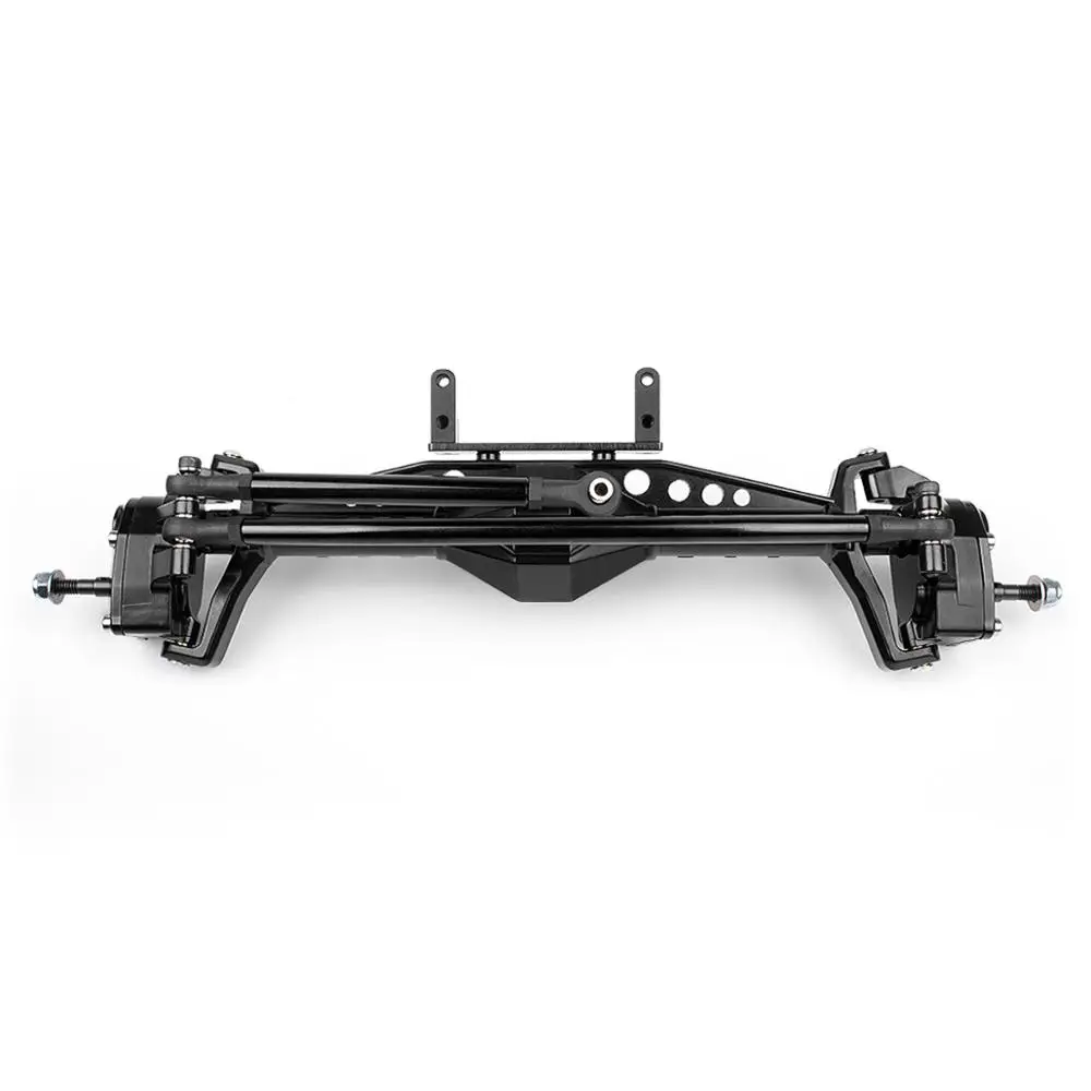 KYX Racing Aluminum Complete Front Axle Upgrades Parts Accessories for 1/10 RC Crawler Car Axial Capra Unlimited Trail Buggy UTB