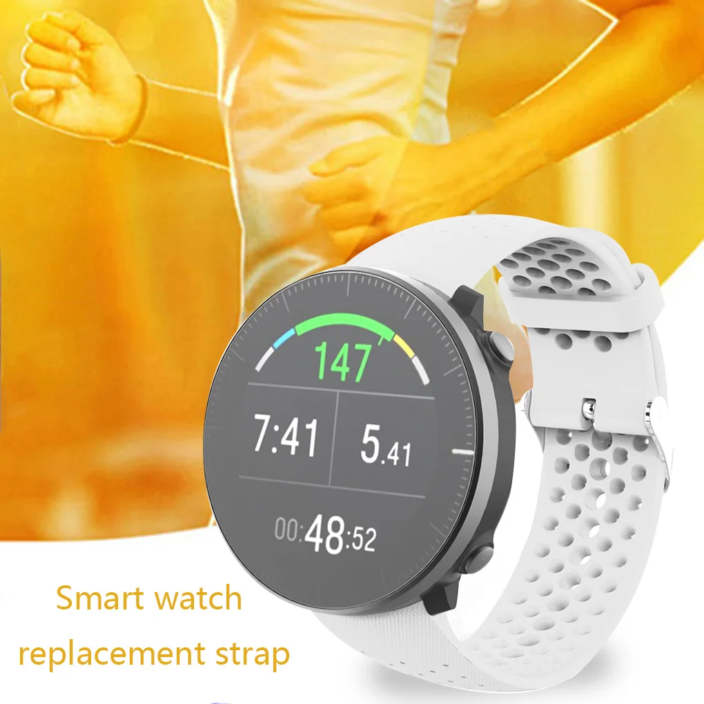 Sport uhr Ersatz band verstellbares Silikon armband Armband Ersatz für Polar Vantage m