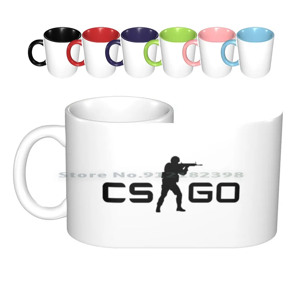 Cs : Go Logo T-Shirts Ceramic Mugs Coffee Cups Milk Tea Mug Csgo Csgo Logo Logo Counter Strike Logo Counter Strike Cs Counter