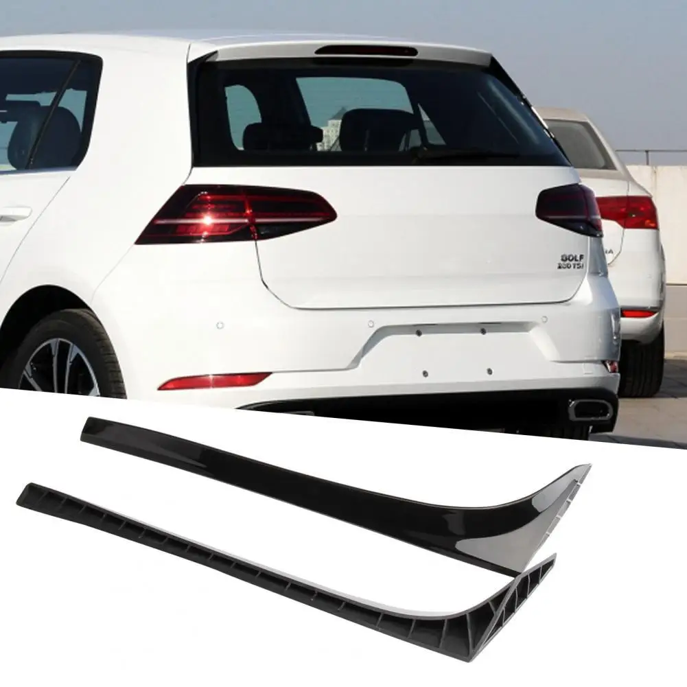 1 Pair Self-adhesive Car Side Rear Spoiler Modification Parts for VW Golf 7 MK7 2014-2018