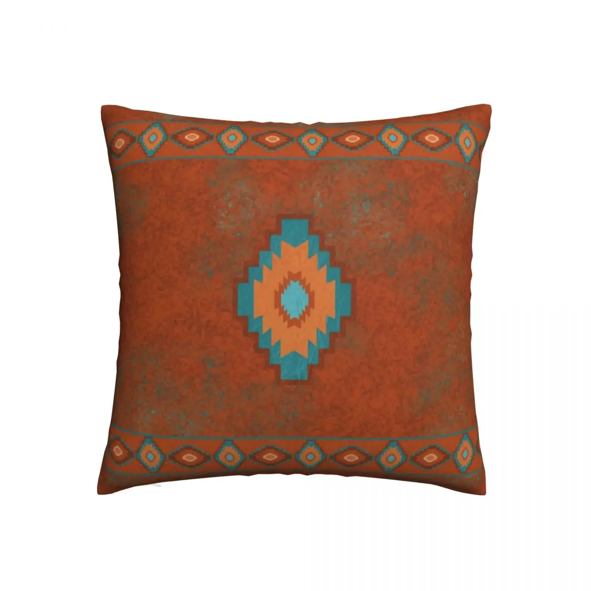 Southwest Canyons Diamond Square Pillowcase Polyester Printed Zip Decor Throw Pillow Case Home Cushion Case 18