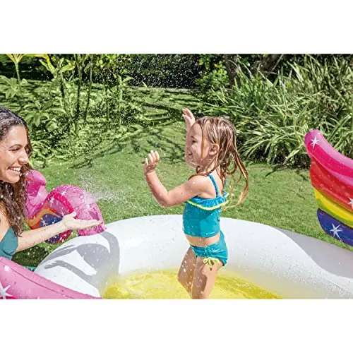 Intex Mystic Unicorn Inflatable Spray Pool, 107 