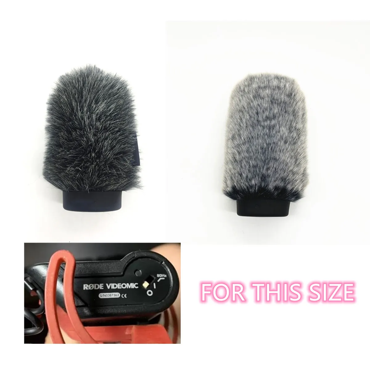 Xanh Dương Bọ Ngựa Con Mèo Chết Ngoài Trời Micro Tóc Kính Chắn Gió Cho Rode VideoMic Nghệ Chắn Gió Dành Cho Cưỡi Mic