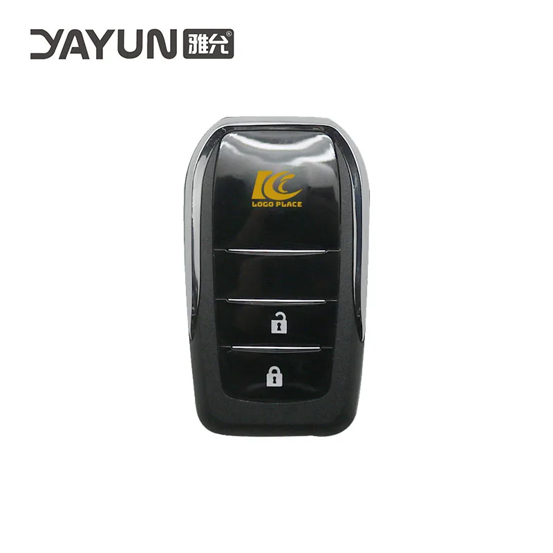 

YAYUN ForToyota 2 buttons Uncut TOY43 Key blank blade Modify remote flip car key shell replacement