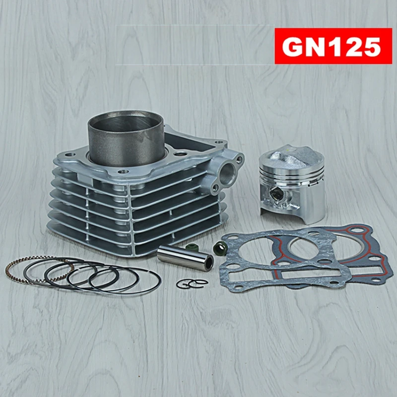 KIT de cilindro y juego de pistón y Junta de 57mm, todos los juegos para Suzuki GS125 GN125 125CC GS GN 125, motocicleta refrigerada por aire, nuevo, envío gratis