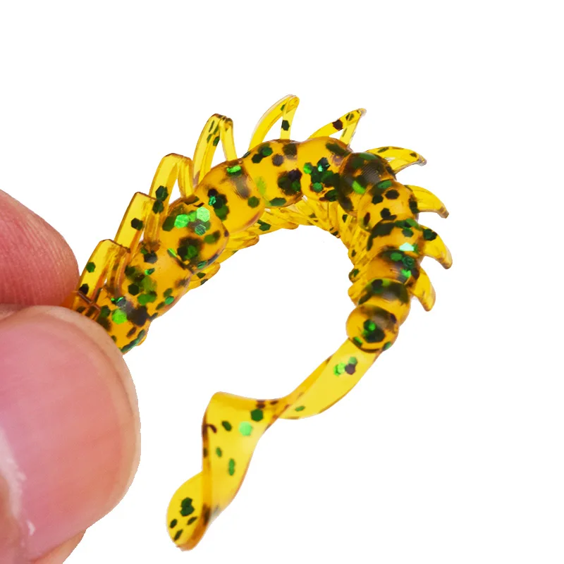 Señuelo Silicona Gusano Olor Camarón para Lucio y Jigging - imagen 5
