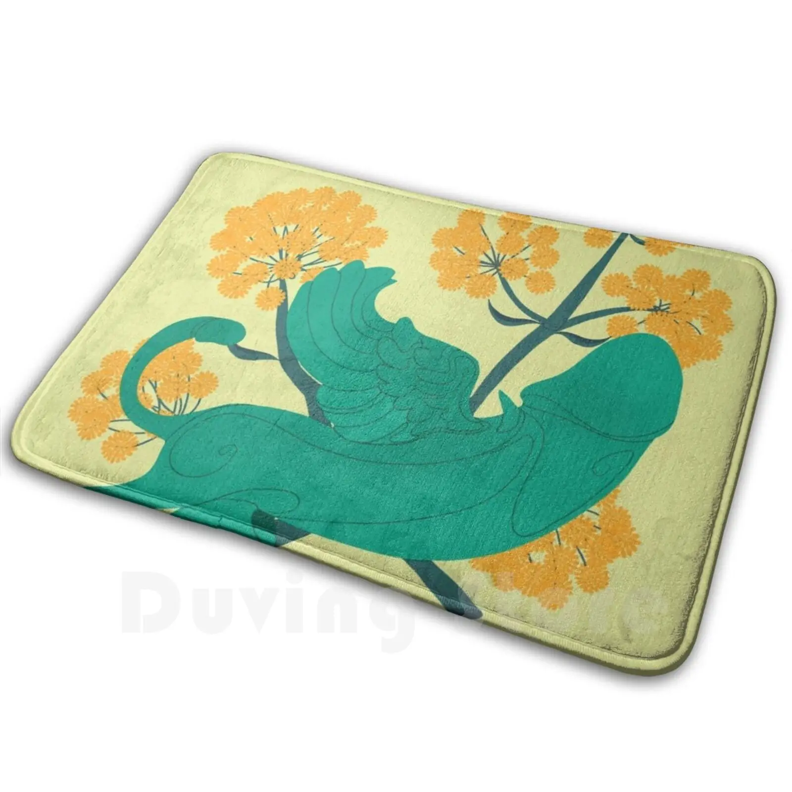 Fascinus-Floral Artefacts Carpet Mat Rug Cushion Soft Non-Slip Archaeology History Art History Ancient History Funny