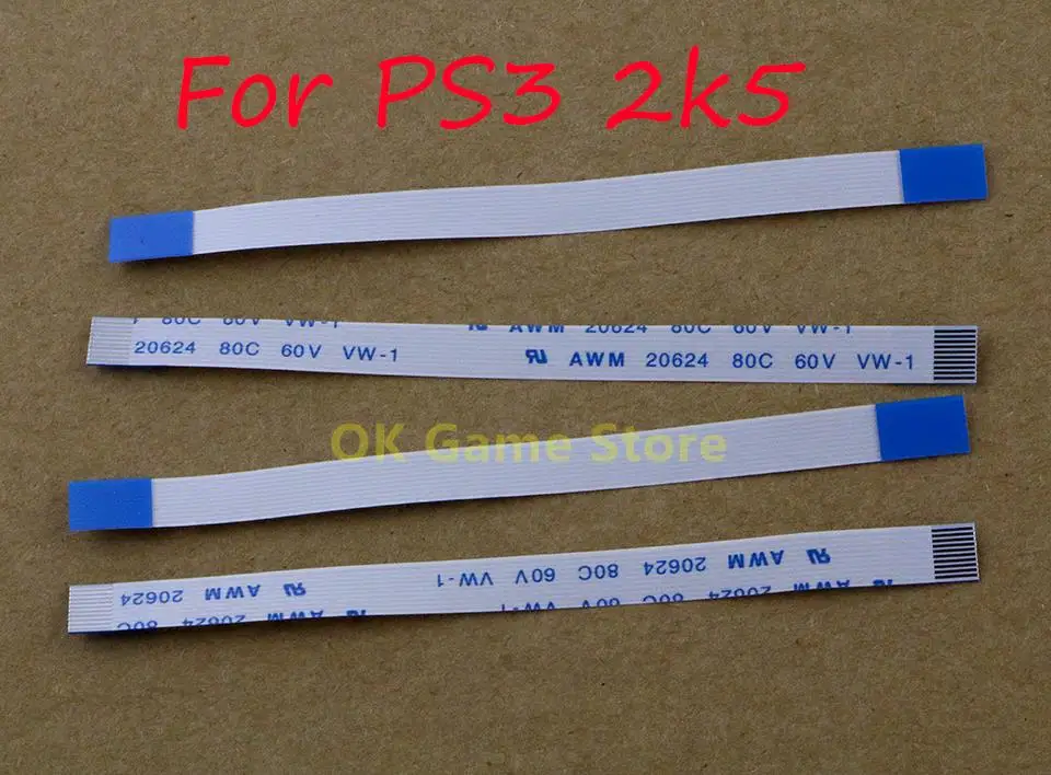 50pcs/lot 10 Pin On Off Flexible Flat Cable Power Switch flex Cable Repair parts For PS3 slim 2000 2500 Controller