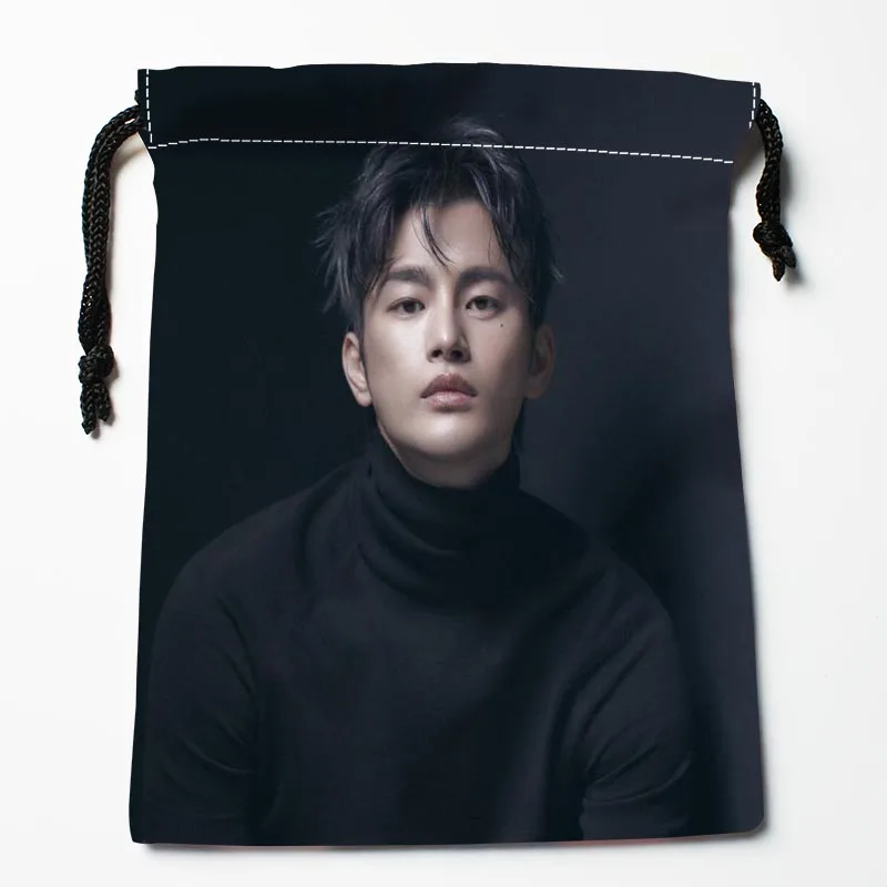 Custom KPOP Seo In Guk Drawstring Bags Dust-Proof Fashion Print Fabric Storage Bags Boys Girls Festive Gift 18X22cm 0824