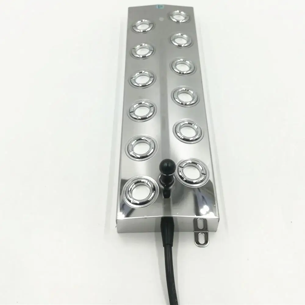 مرذاذ بالموجات فوق الصوتية ، 12 رأس ، تيار مستمر 48 فولت ، 8500 مل/ساعة ، مزود طاقة 220 فولت ، مقاوم للماء ، للدفيئة والفطر ، الاتحاد الأوروبي/الاتحاد الأفريقي/المملكة المتحدة/الولايات المتحدة