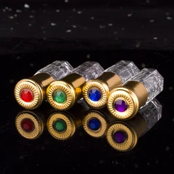 3ml 6ml 9ml 12ml Clear Roll On Roller Bottle For Essential Oils Refillable Perfume Bottle Deodorant Containers with Gold lid