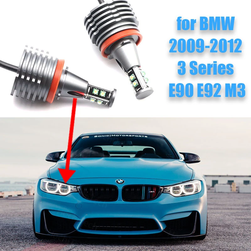 

Free Error 6000K 3-year Warranty LED Marker White H8 / H11 160W for BMW 2009-2012 3 Series E90 E92 M3 LED Angel Eyes Marker