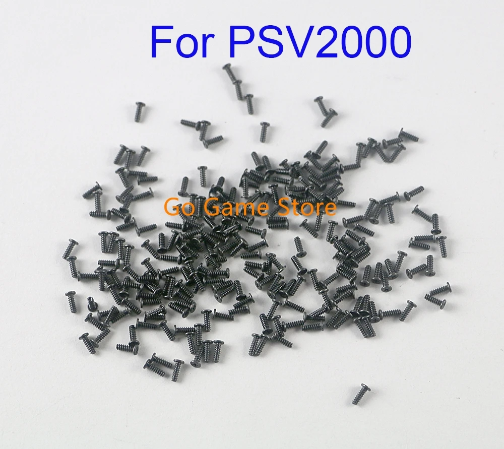 500pcs for PSV 2000 Black silver housing Screws Set for PS Vita2000 PSV2000 Game Console Shell screws