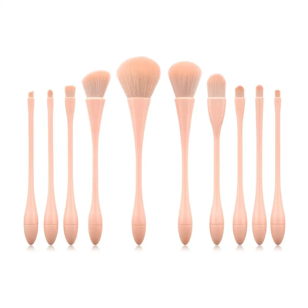 New Arrival 10pcs/set Makeup Brush Multiple Uses Eyeshadow Eyebrow Concealer Powder Blush For Women Makeup Tools