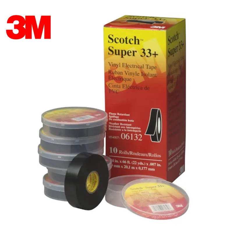 3M 33+ Vinyl PVC Electrical Insulation Adhesive Tape 3/4\