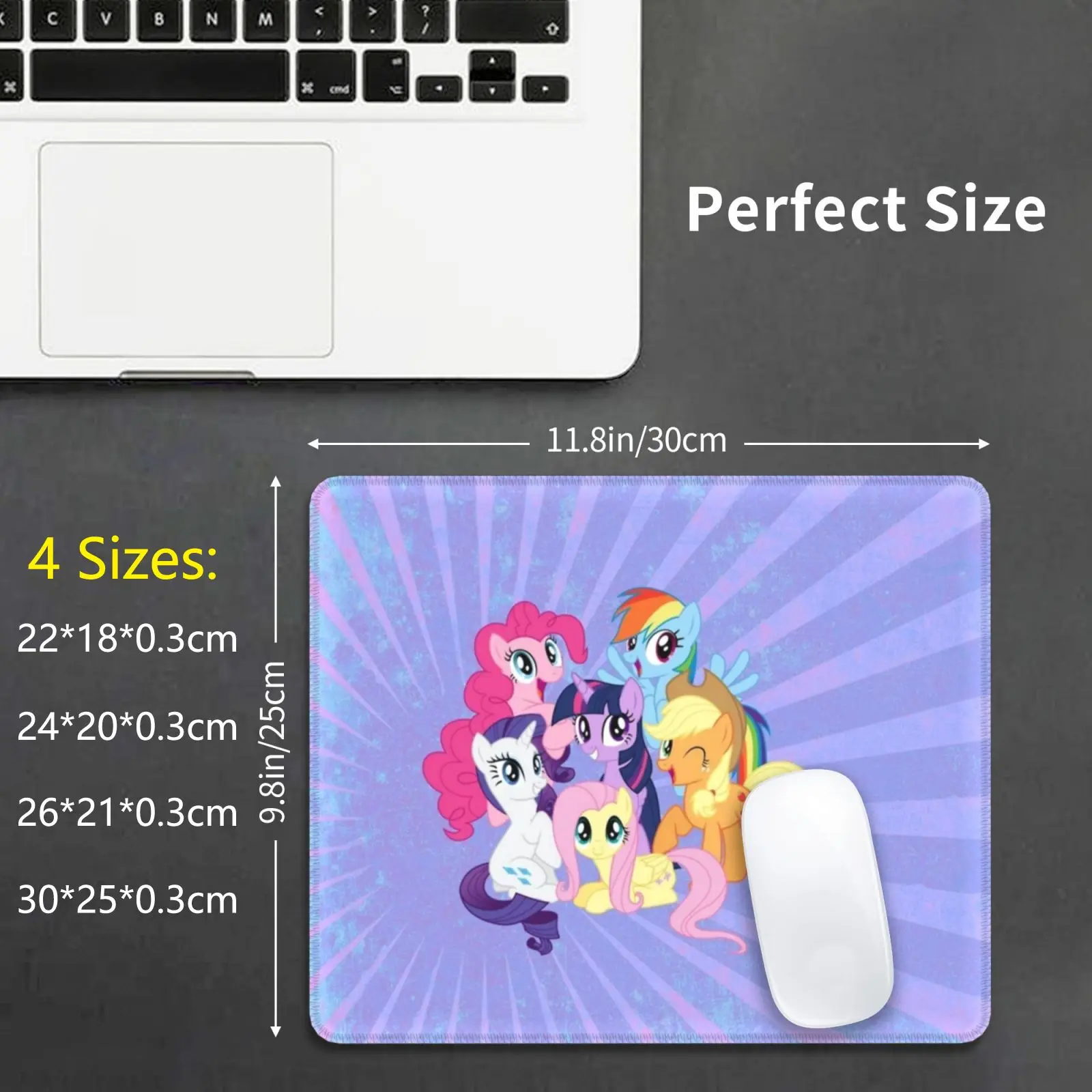 My Little Ponies Mouse Pad DIY Print Cushion Horse Equine Equestrian Stallions Show Jumping Show Jumping Horse